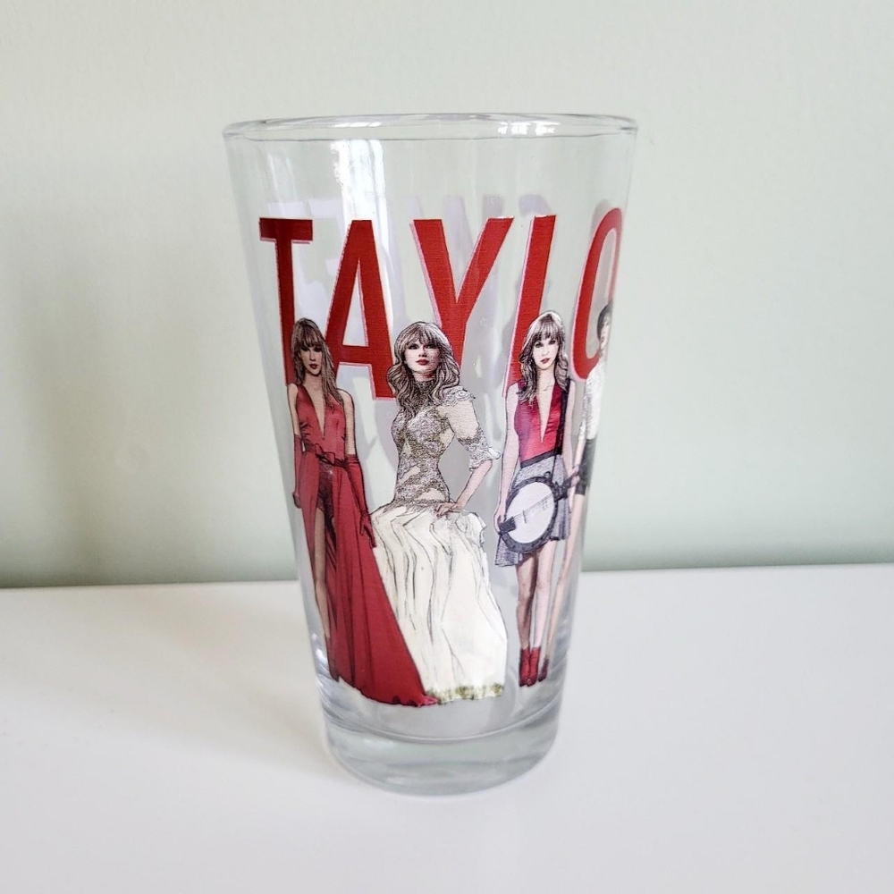 Taylor Swift Red Eras Pint Glass